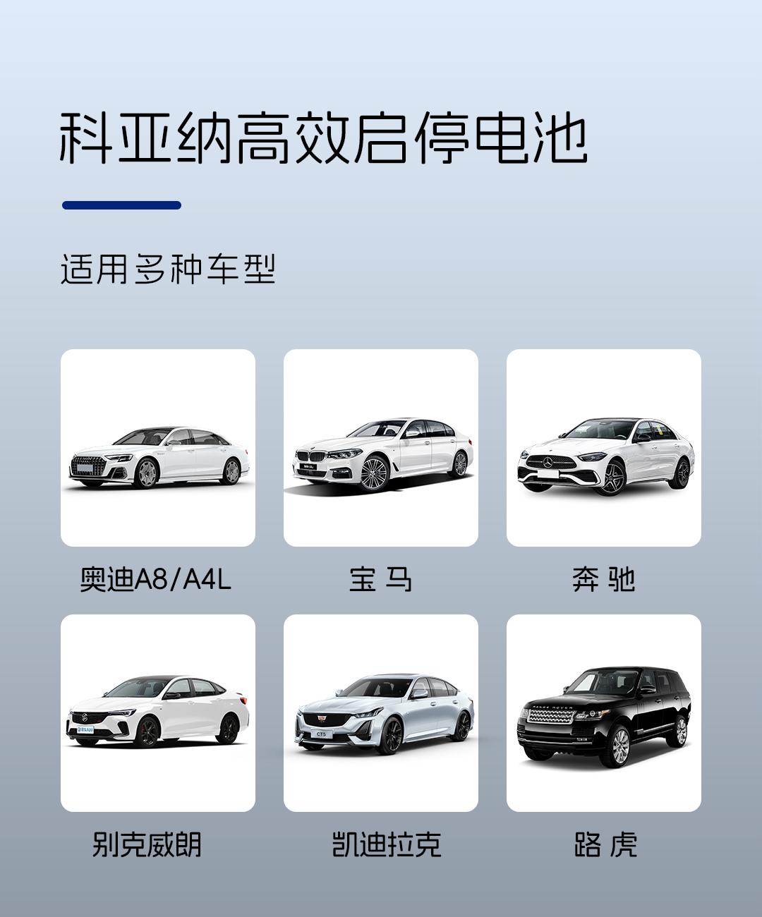 钠离子蓄电池AGM80适配奥迪宝马3系5系2系奔驰威朗凯迪拉克路虎
